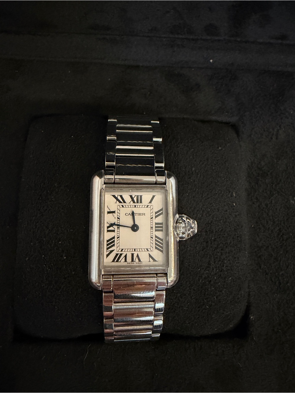 Cartier Tank Must Small Model ref. WSTA0107 / 4322, complete set with warranty - Picture 3 of 8